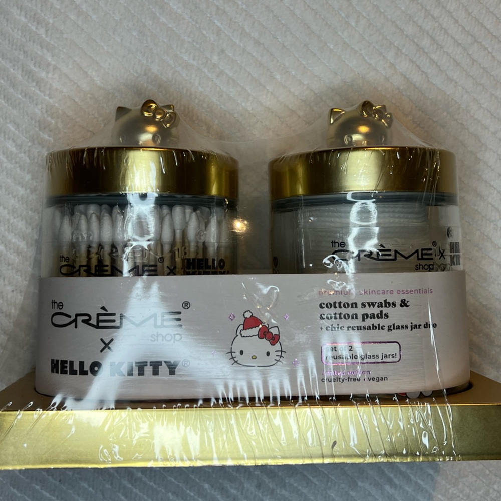The Crème Shop x Hello Kitty Cotton Swabs & Cotton Pads